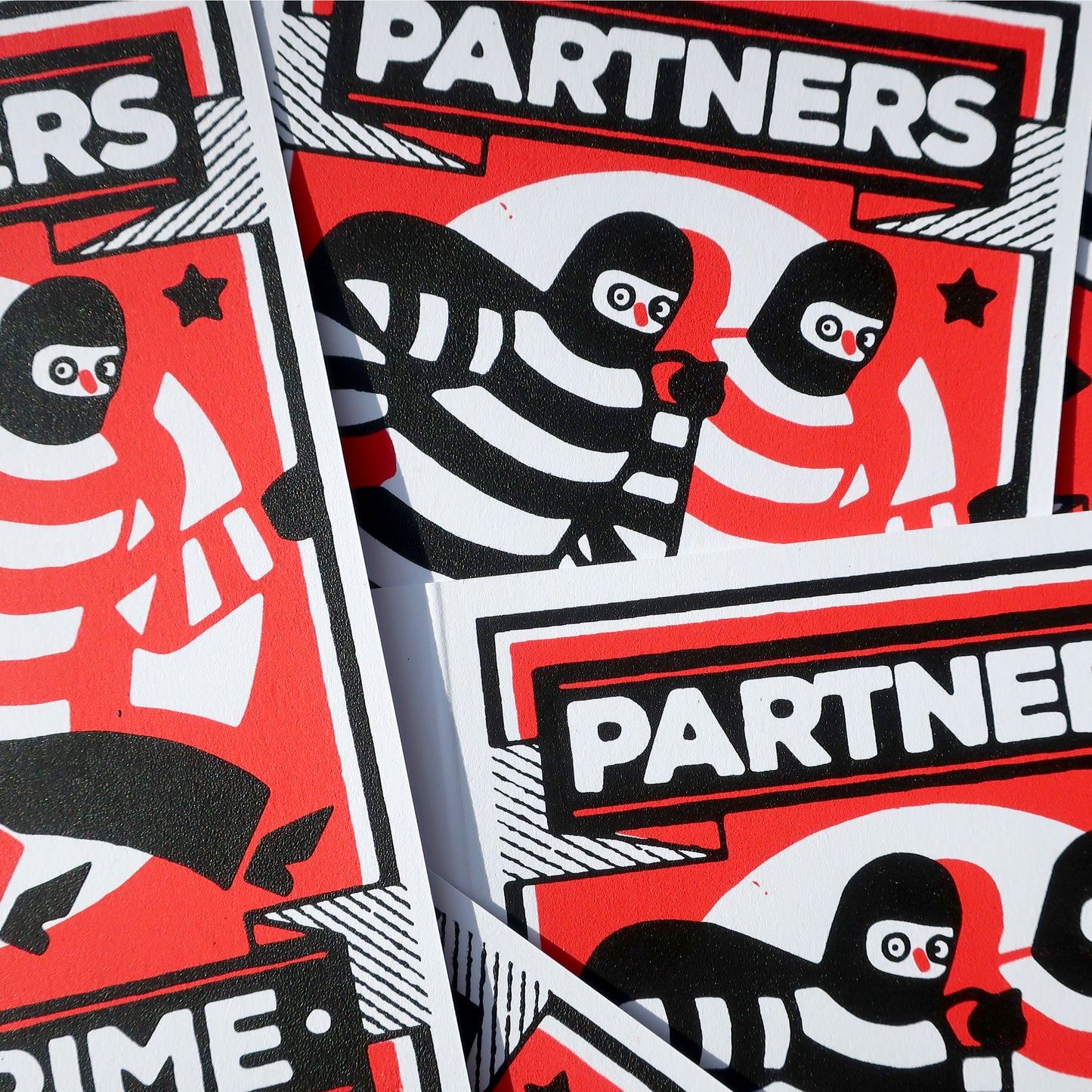 Partners in Crime Greeting Card
