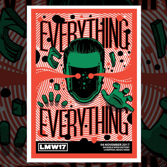 Everything Everything Gig Poster