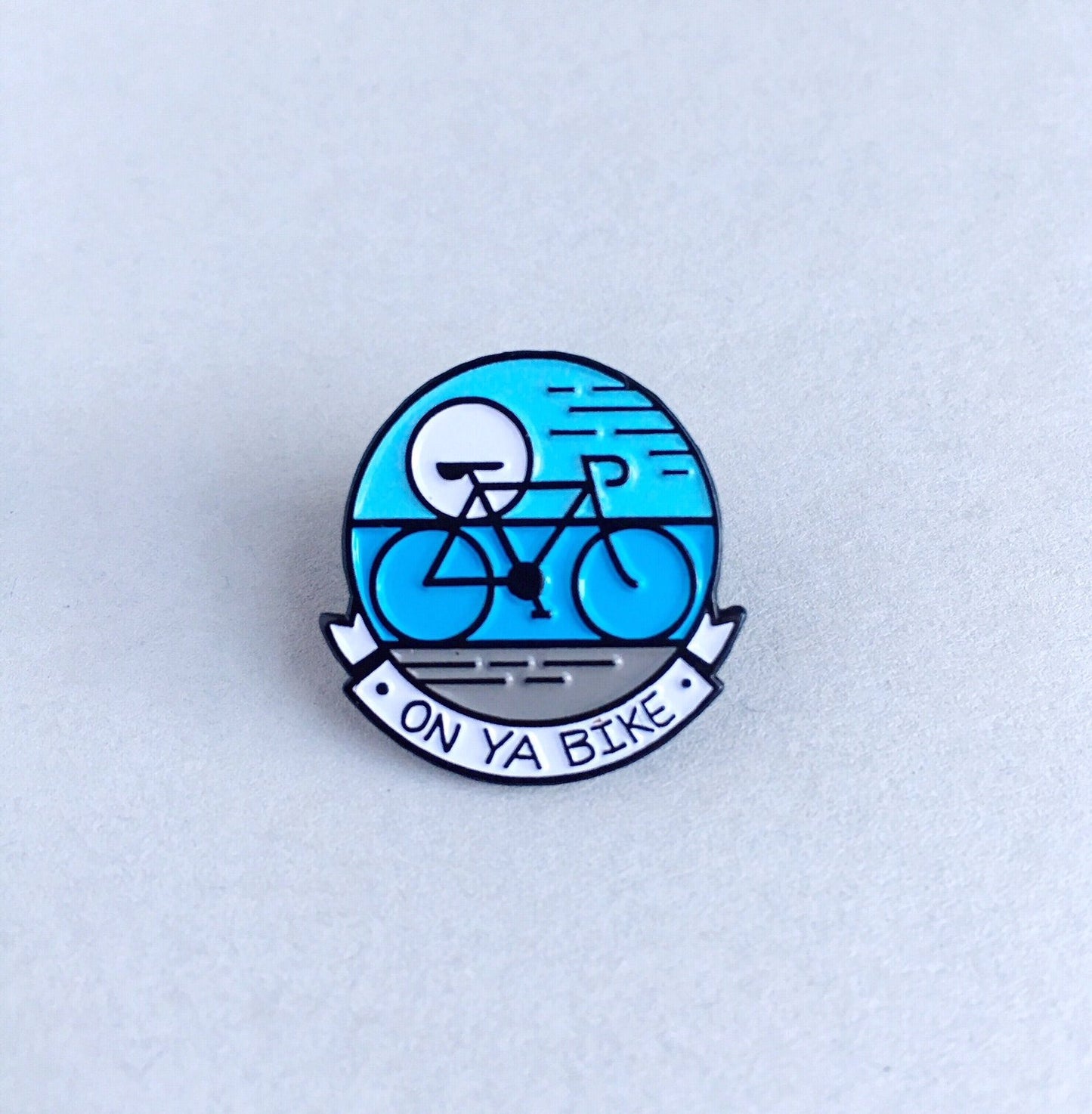 On Ya Bike Pin Badge