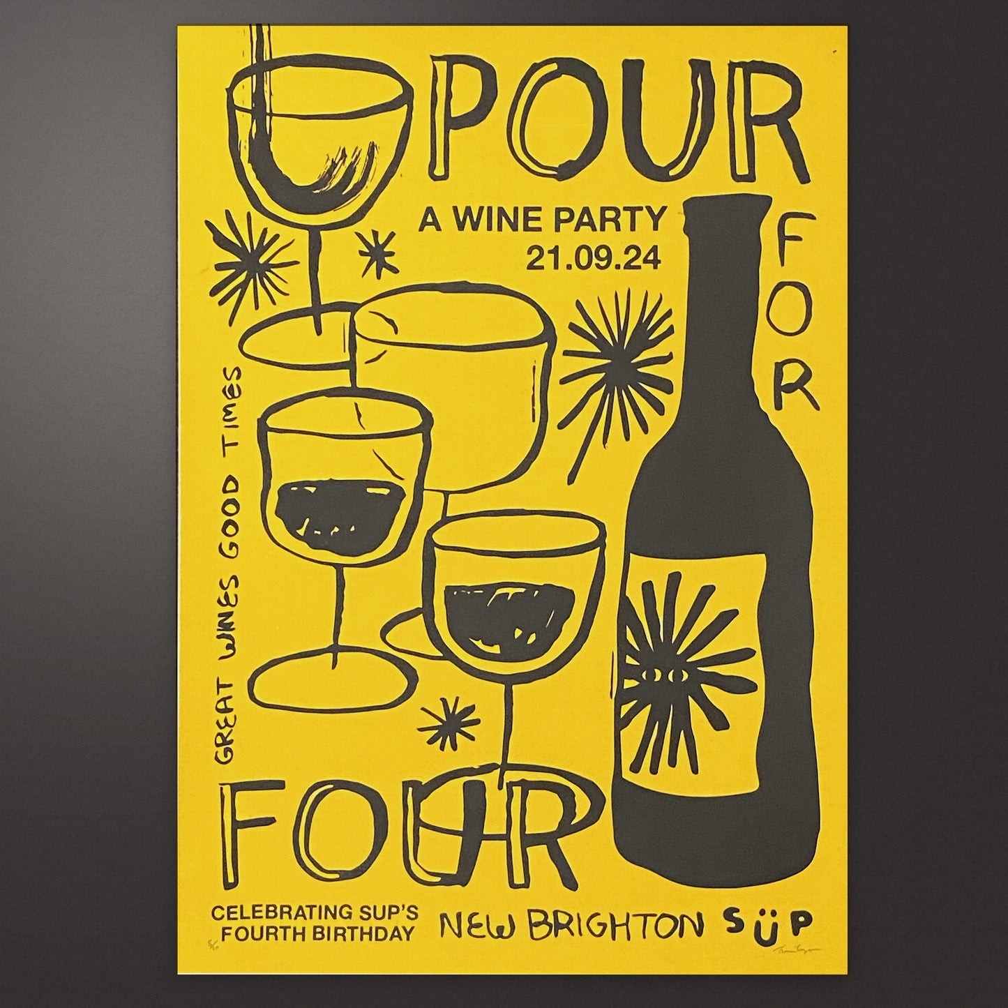 Pour For Four - SUP's 4th Birthday Wine Party 2024