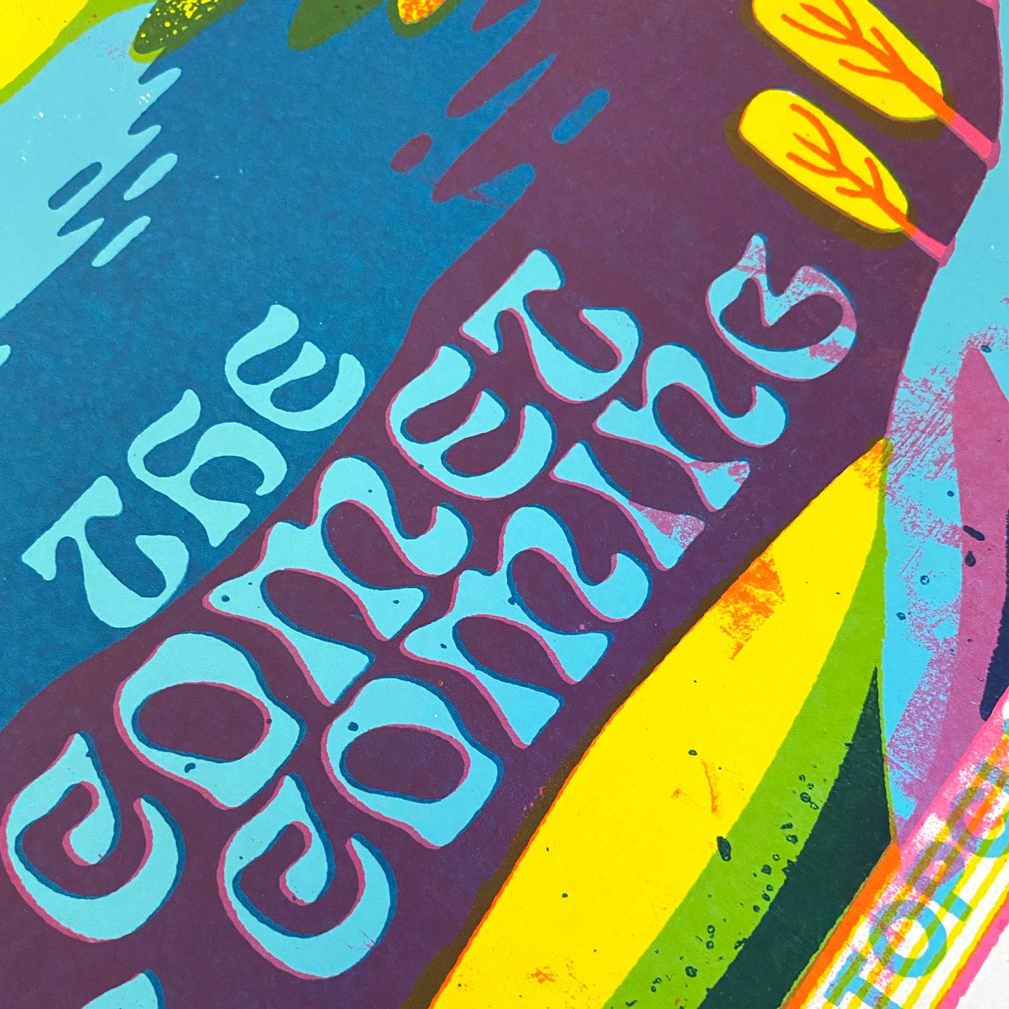 The Comet Is Coming - Screenprinted Gig Poster 2023