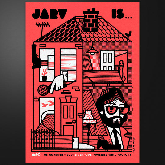 Jarv Is ... Liverpool Gig Poster 2021