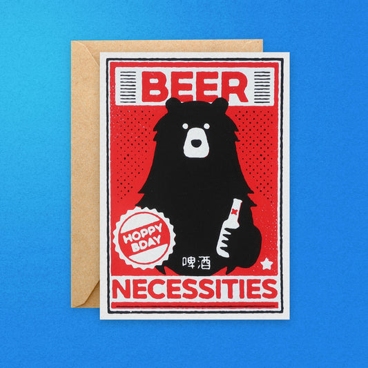 Beer Necessities Birthday Card