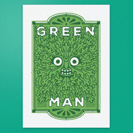 The Green Man - Pub Name Prints