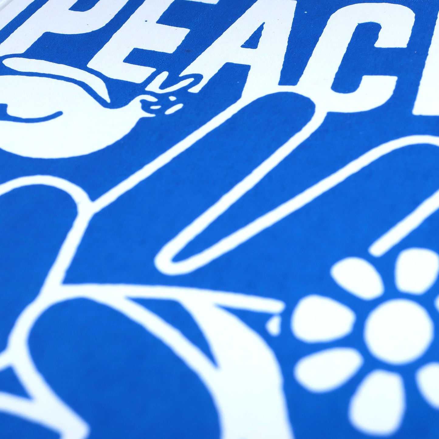 Peace Peace Peace Greeting Card