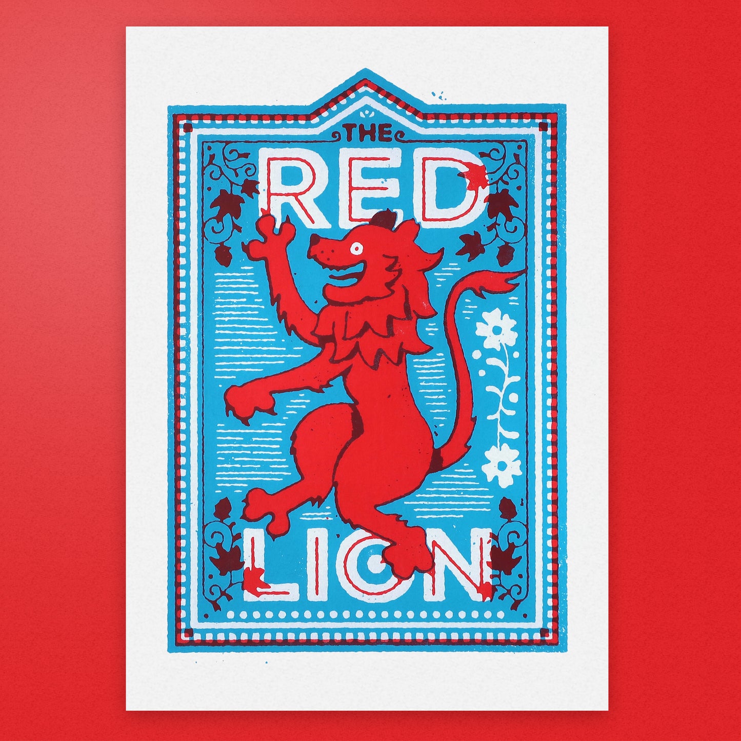 The Red Lion - Pub Name Prints