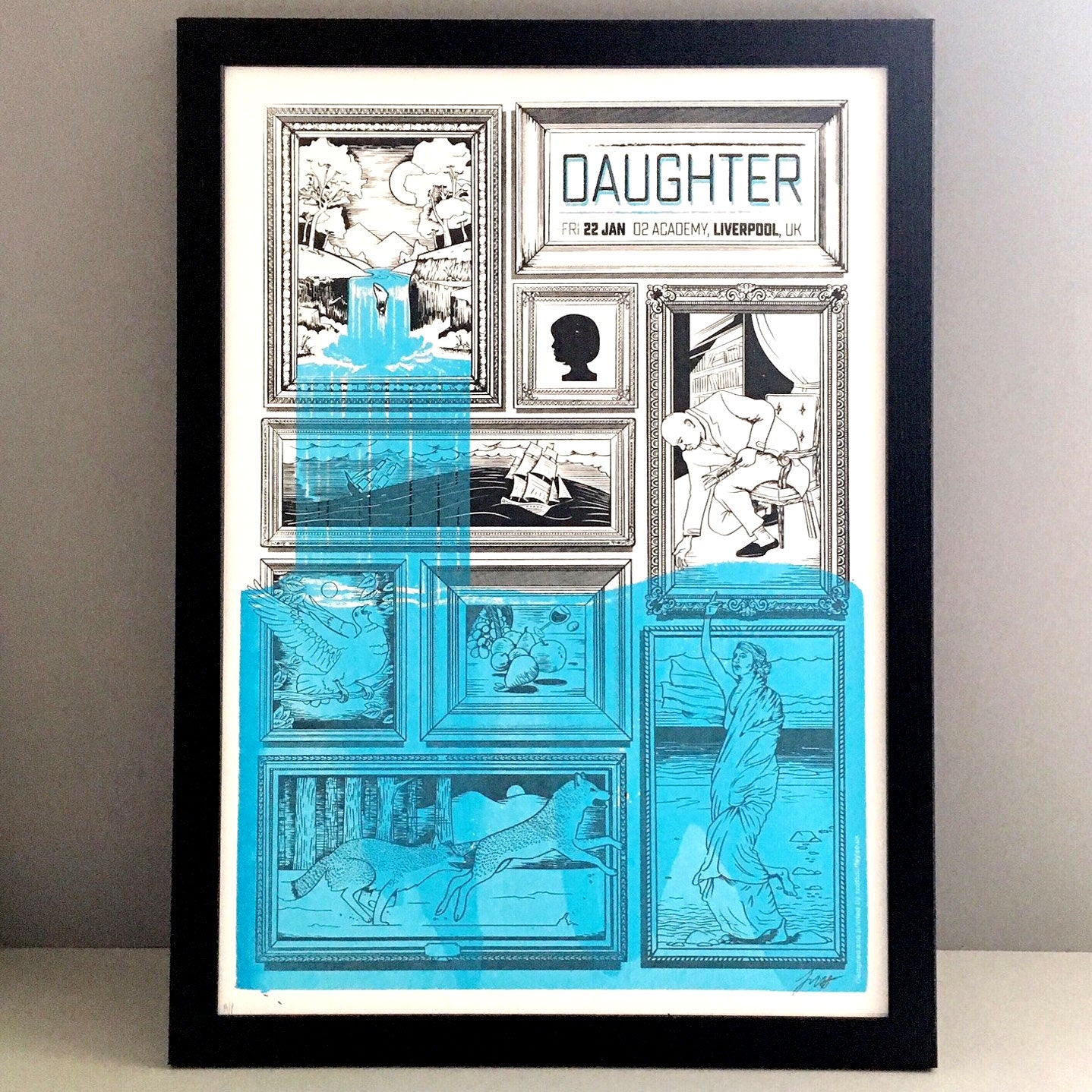 Daughter UK Gig Poster