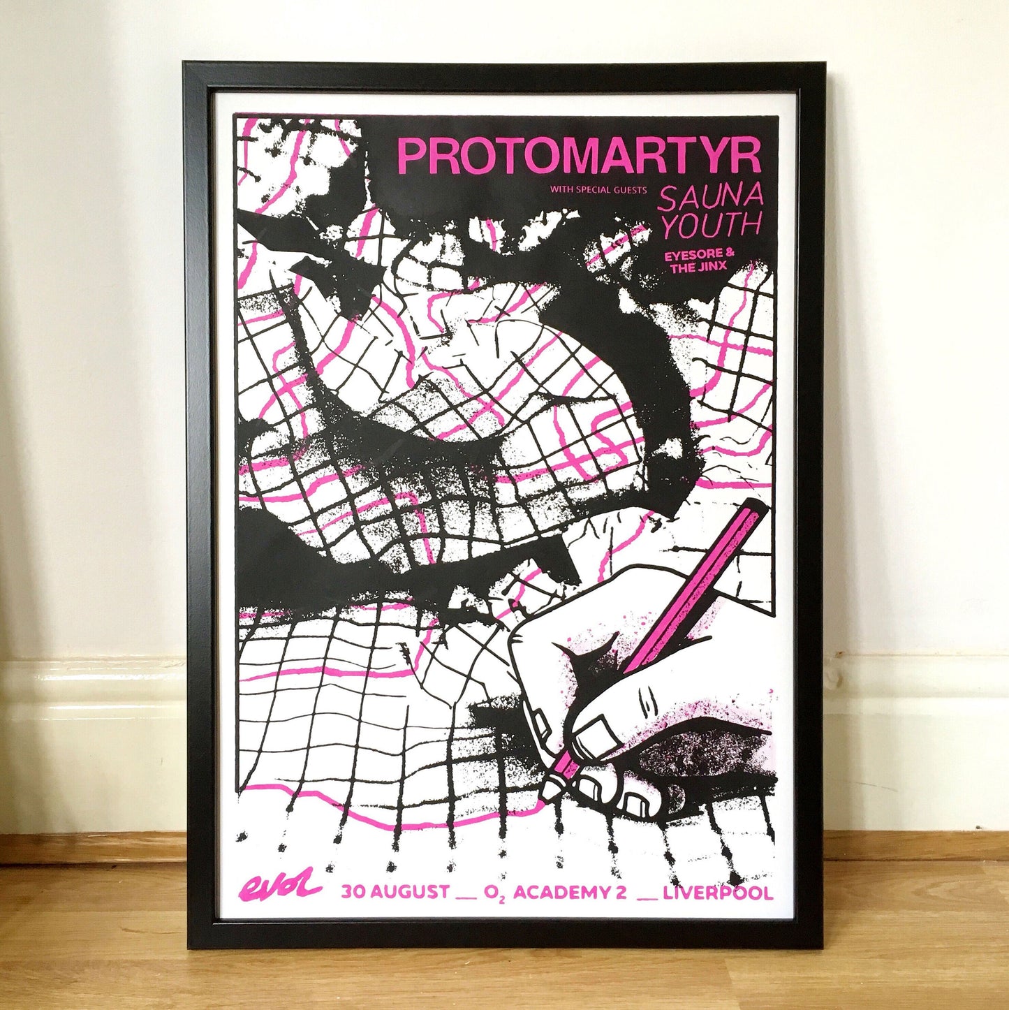 Protomartyr Gig Poster